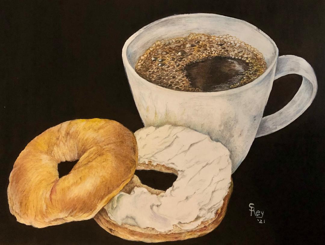 colored pencils drawintg silvia maria rey