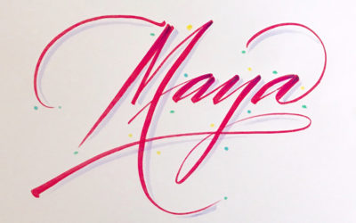 Modern Calligraphy with Felt Markers with Howard Rose, Feb. 9, 2019