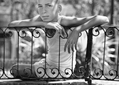 Boy In Dappled Light